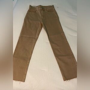 Gap Cheeky Straight High Rise Women’s Khaki pants size 26 NWT